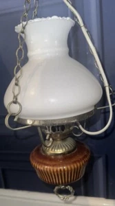 Vintage Ceiling Light Oil Lamp Style - Picture 1 of 6