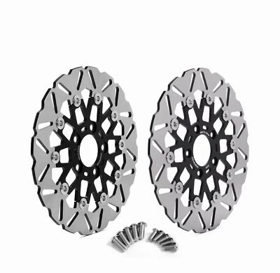 Floating 11.5" Front Rear Brake Rotors Bolts for Harley Softail FXST FXSTi 00-07 - Image 1 of 4