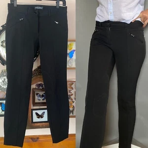 DOLCE & GABBANA Riding Pants Sz 42 2 4  black breeches jodhpurs Equestrian S xs - Picture 1 of 12