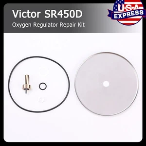 Victor SR450 Repair Kit Oxygen Regulator Rebuild Parts Kit 0790-0102 SR450D - Picture 1 of 13