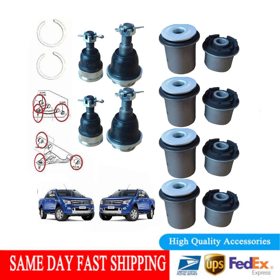 Kit de rótula de brazo superior e inferior para Mazda BT-50 Ford Ranger T6 XLT Wildtrak Foto 1 de 4