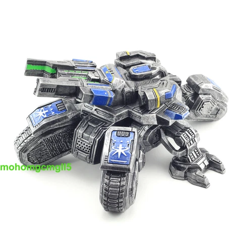 StarCraft Siege Tank GK Statue Figure Tank(T) Prop Desk Decoration Red/Blue Gift Cover