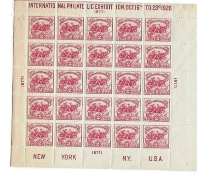 UNITED STATES,  1926   SCOTT #630  WHITE PLAINES S/S  VF/XF  MNH - Image 1 of 3