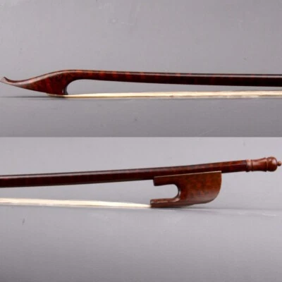 Antique Best Snakewood Violin Bow 1/2 Master Level Snakewood Frog Stiff Fast - Image 1 of 4
