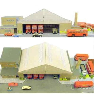 Kingsway, 00 scale, Leyton London Transport Bus depot, Ready-made. - Picture 1 of 4
