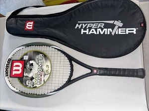 Wilson Hyper Hammer 5.3 Tennis Racquet 4 1/2 Grip W/bag - Picture 1 of 10