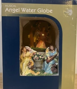 Musical Snow Globe Angels Doves Plays Tchaikovsky's Waltz Of The Flower NEW - Picture 1 of 4