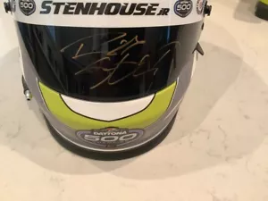 RICKY STENHOUSE JR. SIGNED DAYTONA 500 RACE WIN FULL SIZE HELMET & CARD - Picture 1 of 11