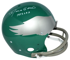ROMAN GABRIEL SIGNED PHILADELPHIA EAGLES FULL SIZE THROWBACK TK HELMET JSA - Picture 1 of 1