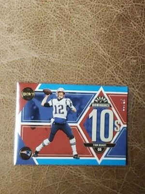 2022 PANINI LEGACY TOM BRADY DECADE OF DOMINANCE BLUE PARALLEL #10/25 - Image 1 of 2