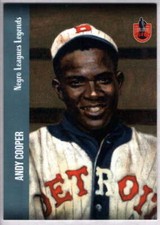 2020 Dreams Fulfilled Negro Leagues Legends #106 Andy Cooper /5000 Detroit Stars