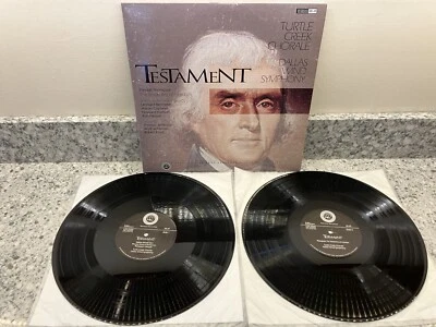 Turtle Creek Chorale,Testament - American Music For Male Chorus ;  1992 2XLP EX - Image 1 of 4