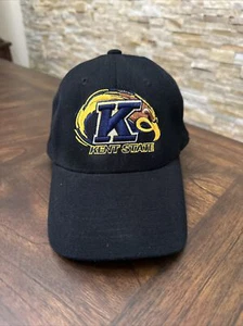 Kent State Golden Flashes Embroidery Logo Black Hat Cap One Fit stretch - Picture 1 of 2