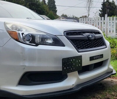 Kit de suporte de placa de licença gancho de reboque para para-choque dianteiro para Subaru Legacy 2010-2014 novo - Imagem 1 de 4