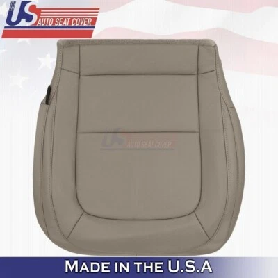 2015 to 2022 For GMC Canyon SLT Driver Side Bottom Leather Seat Cover Dune Tan - Image 1 of 4