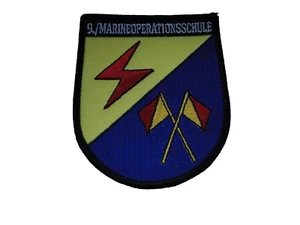 Aufnäher Bundesmarine   9./Marineoperationsschule ca  7,5x9 cm - Picture 1 of 1
