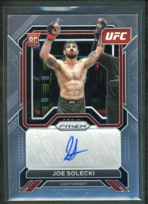 2023 JOE SOLECKI AUTO PANINI PRIZM UFC ROOKIE RC AUTOGRAPHS - Image 1 of 2