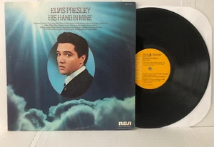 Elvis Presley HIS HAND IN MINE 1976 RCA Victor VG++/G+ Gospel - Picture 1 of 5