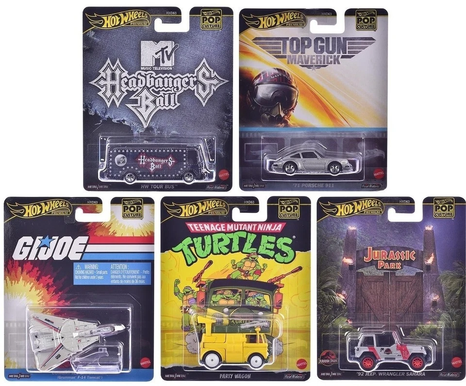 Estuche Hot Wheels Premium 2025 Pop Culture K - Juego de 5 coches Foto 1 de 1