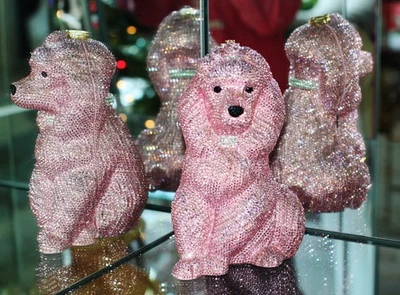 TIMMY WOODS CANICHE ROSA SWAROVSKI CRISTAL PERRO BOLSO CLUTCH CACHORRO PURA RAZA Foto 1 de 4