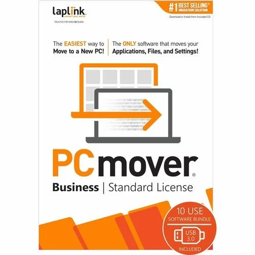 Laplink PCmover Business 10-Use w USB3.0 - Image 1 of 1