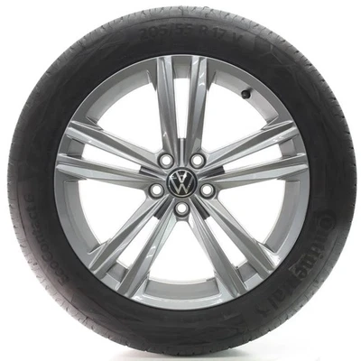 VW T-Cross C11 Sommerräder Sebring Grau Continental 205/55R17 91V 2GM601025G - Bild 1 von 4