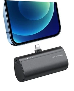 Small Portable Charger 5000mAh, Ultra-Compact 20W PD Fast Charging Power Black - Picture 1 of 7