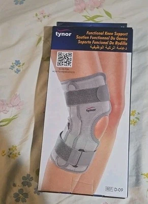 Soporte de rodilla funcional Tynor mediano (17,2 - 19,6 pulgadas) Foto 1 de 4