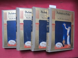 Die Sitten der Völker : 4 Bände - komplett. Liebe, Ehe, Heirat, Geburt, Religion - Picture 1 of 1