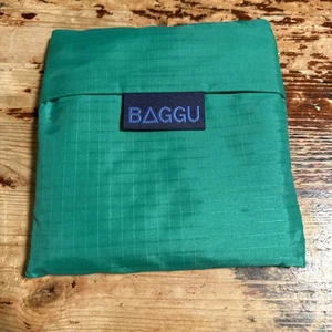 Borsa tote baggu standard in nylon riutilizzabile verde giada nuova con etichetta - Foto 1 di 2