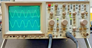 HAMEG HM 407 OSCILLOSCOPE ANALOG DIGITAL SCOPE 2x40 MHZ 100MSa/s READOUT - Imagen 1 de 13