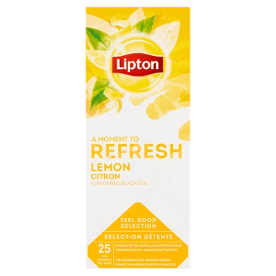 Lipton Zitrone Schwarzer Tee 40 G (25 X 1,6 G) - Bild 1 von 2