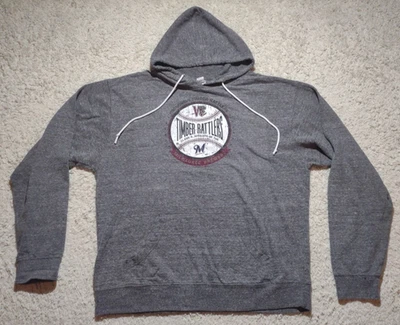 Wisconsin Timber Rattlers 连帽衫成人 2XL 灰色连帽运动衫 MiLB Brewers — 第 1/4 张图片