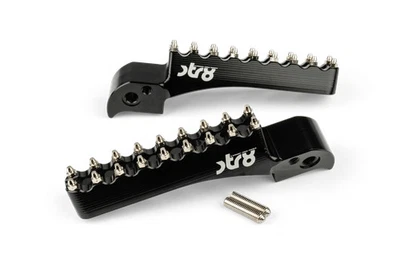 Sozius Fußrasten STR8 MX Evo Beta RR 50 -2021 CNC Schwarz (Set) - Bild 1 von 4
