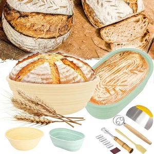 Gärkorb Gärkörbchen Brotbacken Silikon Brotgärkörbe Brotkorb Brot Backen Gärkorb - Bild 1 von 12