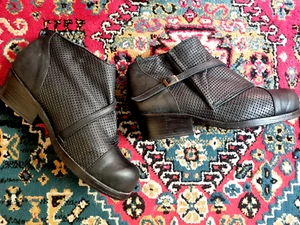 PRESTON ZLY Handmade Designer Leather Ankle Boots 41 Rrp $730 - Bild 1 von 14