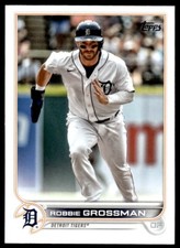 2022 Topps Baseball Card Robbie Grossman Detroit Tigers #55