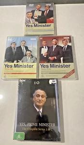 Yes, Minister and Yes, Prime Minister Complete Series DVD 7-Discs Reg 4 SEALED - Picture 1 of 13