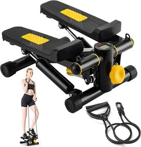NOAOVO Steppers For Exercise At Home, Mini Stepper With Resistance Bands, Stair - Picture 1 of 12