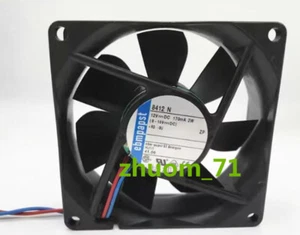 1PC ebmpapst 8025 8412 N DC12V 170mA 2W silent inverter cooling fan - Picture 1 of 3
