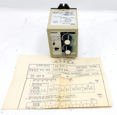 Omron SAO-R Solid State Current Sensor 2584 - Image 1 of 4