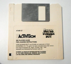 SUPER WONDER BOY ATARI ST (Wonderboy in Monster Land) Double sided disk version - Picture 1 of 4