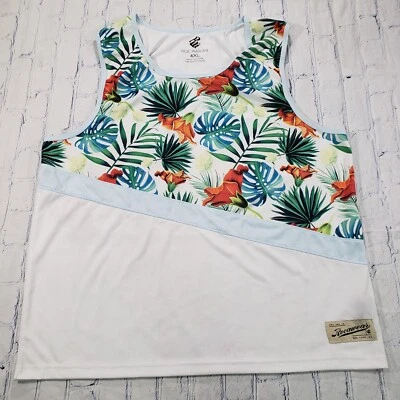 Regata Rocawear Masculina Tamanho 4XL Branca Floral #99 Jersey Basquete - Imagem 1 de 4