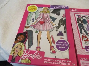 Barbie Puppe Fashion Designer Papierpuppe Activity Set Neu Versiegelt Geschenkset - Bild 1 von 4