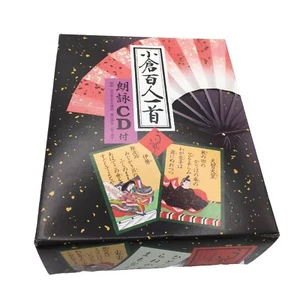 Angel Playing Japanese Card Game UGUISU OGURA Hyakunin Isshu w/ CD New Open Box - Bild 1 von 10