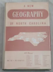 A New Geography of North Carolina: Volume III by Bill Sharpe Signed - Picture 1 of 2