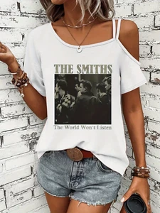 The Smiths T-Shirt - Damen - Bandgrafik - Kurzarm - weiß - Bild 1 von 3