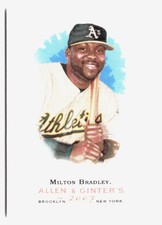 2007 Topps Allen & Ginter Milton Bradley Oakland Athletics #128