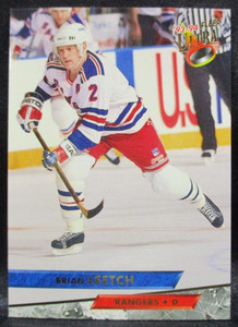 1993/94 Fleer Ultra Hockey Brian Leetch Card #132 (001)