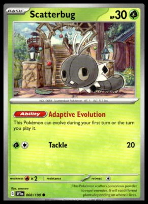 SV01: Scarlet & Violet Base Set #008/198 Scatterbug - Image 1 of 2